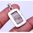 thumbnail image 2 of Sonoran Dendritic Jasper - Mexico Gemstone 925 Sterling Silver Pendant 1.56" P13, 2 of 2