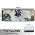 thumbnail image 5 of Kitchen Rugs Sets Of 2,Green Boho Plant Pattern Anti Fatigue Kitchen Mat Rugs Non Slip Washable,Decorative Kitchen Floor Mats for Kitchen,Sink,Laundry,17"x47"+17"x47", 5 of 5