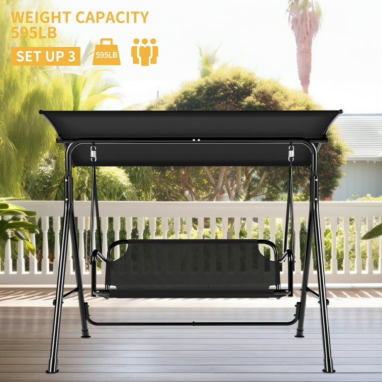Asda 3 seater garden swing new arrivals