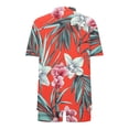 thumbnail image 5 of Gamivast Summer Sets Women 3 Piece Outfits Floral Dragonfly Print Kimono & Shorts with Tank Top Vacation Suits Boho Beach Cover Up Hawaiian Holiday Matching Set, 5 of 5