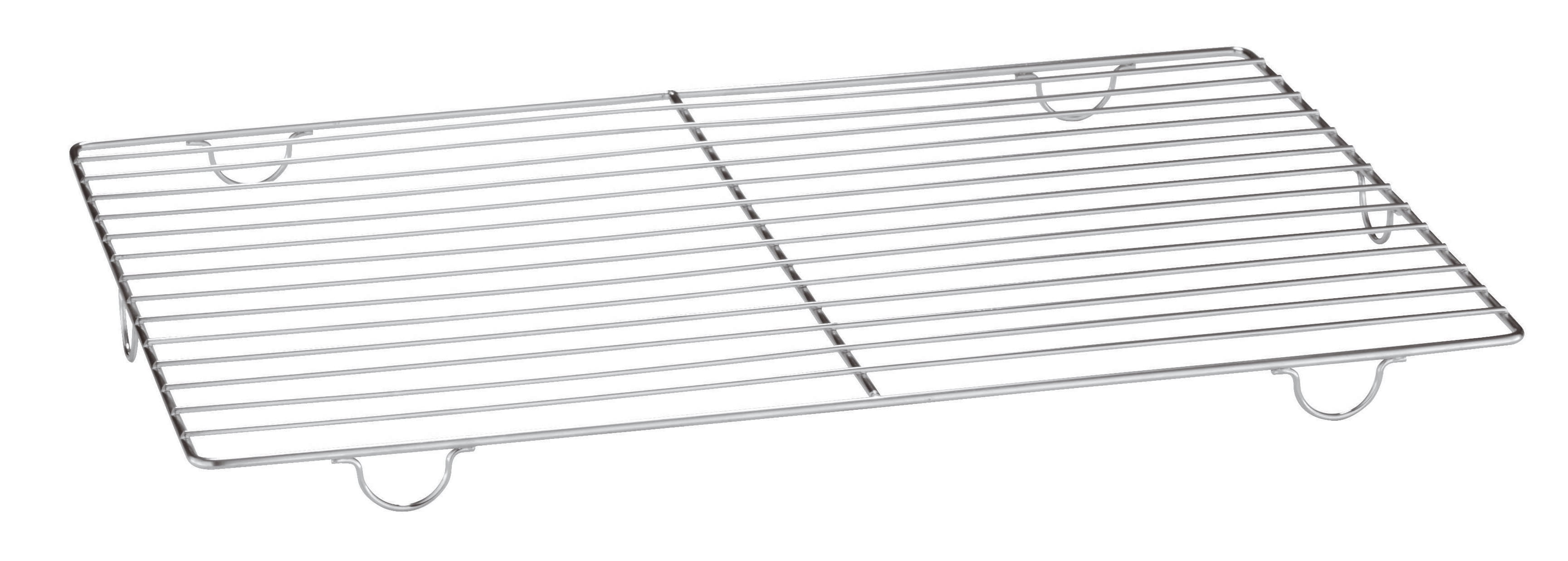 Paderno World Cuisine Cooling Rack w/Feet, S/S, L 23 5/8" x W 15 3/4" x