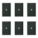 thumbnail image 1 of Placa Con 2 Apagadores De Escalera Y 1 Contacto Lucek FlatPack 6 negro, 1 of 4