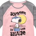 thumbnail image 3 of Peanuts - Summer Edition - Summer in the Shade - Toddler & Youth Girls Raglan Graphic T-Shirt, 3 of 5