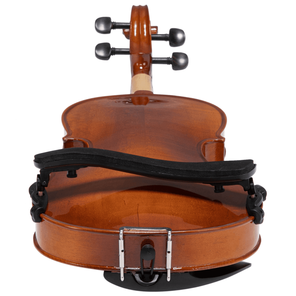 Tcbosik 4/4 Acoustic Violin Set For Beginners with 3 In 1 Digital Metronome Tuner Tone Generator, Fiddle Set with Case, Rosin, 2 Bows and 2 Bridges, Strings Set and Shoulder Rest, Natural Varnish
