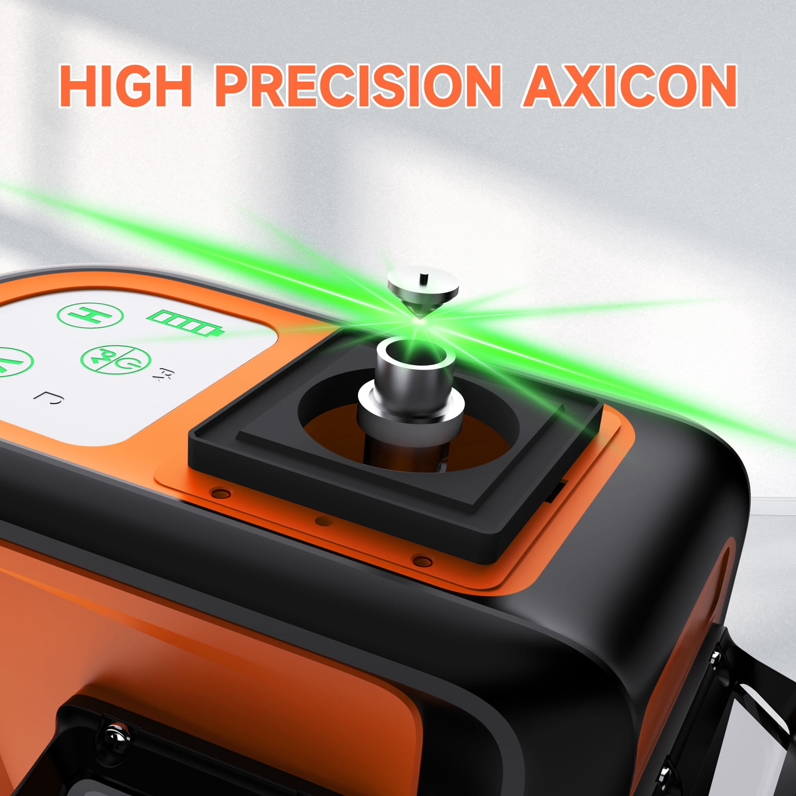 DOVOH Heavy Duty 360 Laser Level Self Leveling, 3 Plane Green Laser Level, Rechargeable for Contractor Tiling Ceiling Class Ⅱ, P3-360G