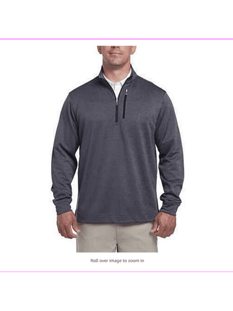 Bollé Men's 1/4 Zip Pullover Jacket - Black, Medium (Polyester Blend)