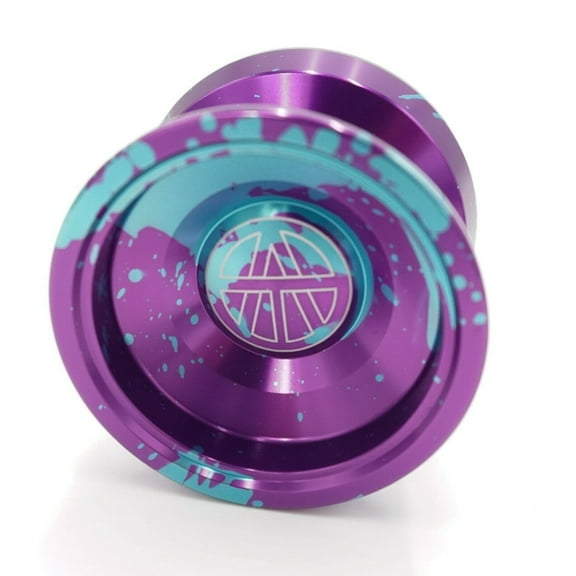 Unresponsive Aluminum CNC Yoyo Trick Magic Anodized Yo-yo Metal Purple Splash