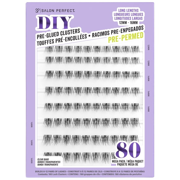 Salon Perfect - Diy Pre-Glued Lash Clusters Pre-Permed Long
