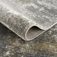 thumbnail image 6 of Hauteloom Liverpool Modern Abstract Bedroom Living Room Small Area Rug - Boho Carpet - Contemporary Bohemian Farmhouse - Light Grey, Dark Grey, Bronze - 2' x 3', 6 of 12