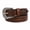 Brownstone Cross, variant on 46" Western 1-1/2" Antique Floral Filigree Leather Belt � Hand-Tooled Design with Pebbled Turquoise Inlay | Cowboy Rodeo Belt | 26FK107