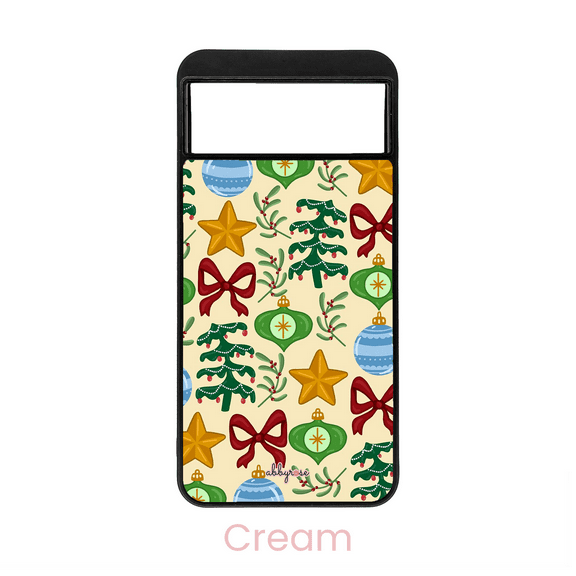 abbyrose Quilted Christmas Pixel Phone Case for Pixel 7a