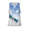 thumbnail image 5 of Sigee Christmas Snowman In The Snow for Men's Workout Tank Top, Athletic Gym Sleeveless Shirt - Quick Dry, Lightweight, Breathable X-Large, 5 of 9
