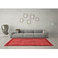 thumbnail image 3 of Ahgly Company Indoor Rectangle Abstract Red Modern Area Rugs, 2' x 4', 3 of 4