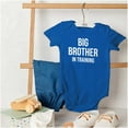 thumbnail image 4 of Big Brother in Training Announcement Bodysuit Jumper Boys Infant Baby Brisco Brands 18M, 4 of 6