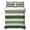 Green, Forest Green, Hunter Green, Pine, variant on 3 Pieces Queen Quilt Set,Brown and Beige Stripe Soft Bedding Sets with 1 Quilt & 2 Pillow Shams,Modern Neutral Striped Summer Bedspread Lightweight Coverlet Comforter for All Season