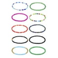 thumbnail image 1 of 10pcs Beaded Ankle Chain Bohemian Style Anklet Foot Chain Summer Ankle Jewelry, 1 of 7
