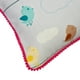 thumbnail image 2 of Fundas de cojín decorativas HomeCentric azules de 45 x 45 cm (18 x 18 pulgadas) de algodón para guardería, almohadas infantiles y fundas de cojín con pompones para sofá, estilo guardería de pájaros -, 2 of 3