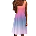 thumbnail image 1 of Vestidos Para Mujer Vestidos Casuales de Moda Comtable Sin Mangas Cuello Redondo Vestido Estampado Odeerbi ODB155503, 1 of 5