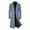 Grey, variant on Fgnfyis Mens Jackets Autumn Winter Wool Blend Long Coat Solid Color Thicken Overcoat Men’S Trench Coat Mid Length Warm Mens Coats Khaki M