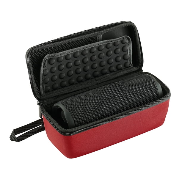 Btafrte Estuche Rígido para Caja Altavoz Inalámbrico Flip 6 Transporte Portátil (Rojo)