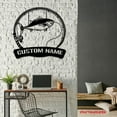 thumbnail image 4 of Craftnamesign Custom Albacore Fishing Metal Wall Art LED Light, Custom Fisherman Name Sign, 4 of 5