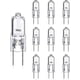 thumbnail image 1 of 10x 50w 12v Halogen G6.35 2 Pin Dimmable 2700k Warm White Bulbs for Decorative Lighting, 1 of 3