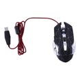 thumbnail image 1 of HEANUJJ Mute Gaming Mouse for Computer with Custom Programming Breathing Lights Black Wired, 1 of 6