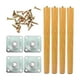 thumbnail image 3 of 4 patas de madera para muebles, patas de mesa de madera, fáciles de instalar, prácticas, con tornillos, bricolaje. 30 centímetros, 3 of 9