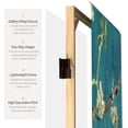 thumbnail image 4 of Red Lantern Double Sided Works of Van Gogh Canvas Folding Screen - Almond Blossoms/Wheat Field, 3 ft Short - 3 Panel, 4 of 13