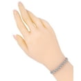 thumbnail image 3 of Sterling Silver 925 DEVATA Bali 6mm Double Wheat Oval Chain Bracelet Women WHK5246A (Size M/7.5"), 3 of 5