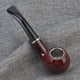 thumbnail image 5 of Pipa de tabaco, pipa de resina que imita el grano de mármol rojo Pipa para fumar Experiencia incomparable, 5 of 9