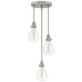 thumbnail image 2 of Hinkley 3263PW Denton Collection Pendentif Trois Lumières, Étain, 2 of 2