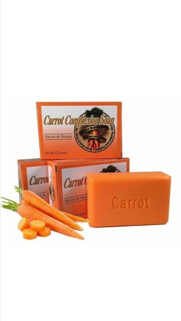 Carrot Complexion Soap Skin Tone Improvement w/ Carrot Oil (12 Pack)