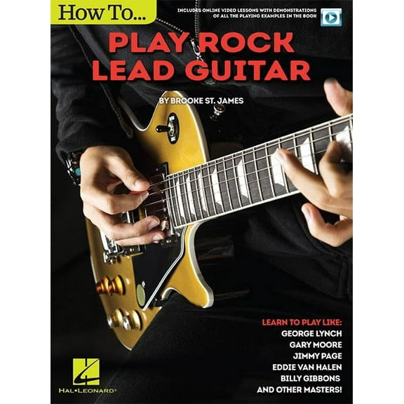 Hal Leonard How to Play Rock Lead Guitar Book/Video Online