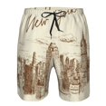 thumbnail image 3 of Logiee New York Print Mens Swim Trunks Quick Dry Board Shorts,Breathable Hawaii Beach Shorts Swimwear Bathing Suits-3X-Large, 3 of 6