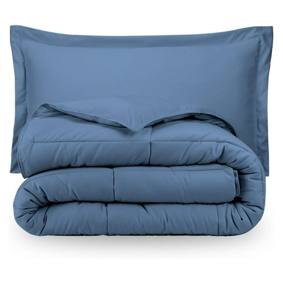 Coronet Blue Twin Extra Long Down Comforter Set by Union Twin XL