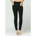 thumbnail image 5 of Conceited Women's Motivate Stretch Knit Ponte Pants - Dressy Leggings - Wear to Work, 5 of 6