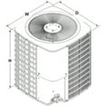 thumbnail image 2 of Goodman 1.5 Ton 14.3 SEER2 Classic Series Air Conditioner Condenser - GSXB401810, 2 of 3