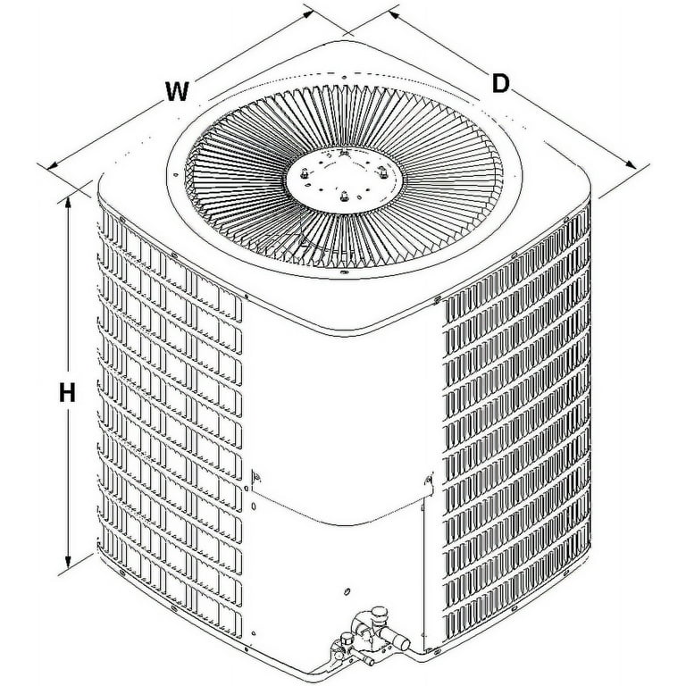 Goodman ton air handler dimensions puspitaabadi