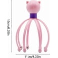thumbnail image 2 of Scalp Massager with 8 Fingers and Metal Ball, Plastic Hair Care Tool for Relaxation and Comfort, 2 of 5