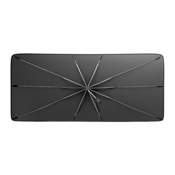 Parasol para parabrisas,Parasol para parabrisas para camiones,regalos,negro,Parasol para camión para parabrisas cómodo,La persiana de la ventana del automóvil mantiene el mango ajustable