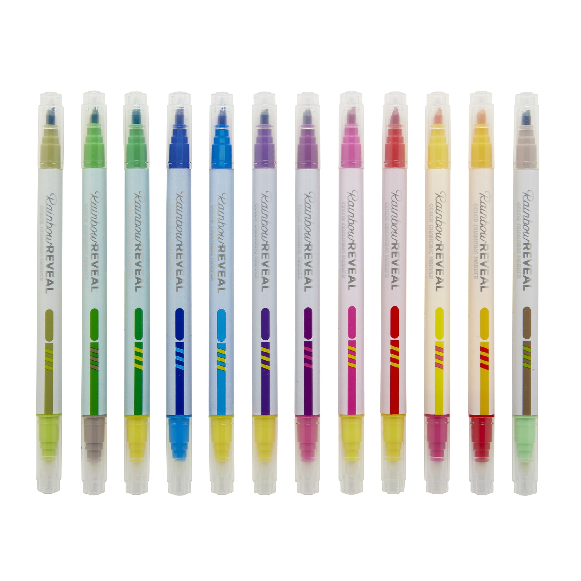 Cra-Z-Art 12 Count Rainbow Reveal Color Changing Markers (24 Colors)