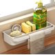 thumbnail image 1 of Organizador de Plástico para Fregadero con Diseño Calado – Organizador para Encimera de Fregadero para Esponjas, Cepillos y Jabón – Bandeja de Almacenamiento para Encimera para Artículos de Limpieza, 1 of 6