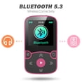 thumbnail image 4 of Reproductor MP3 AGPTEK 64GB con clip, Bluetooth 5.3, radio FM, 4 of 9