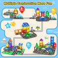 thumbnail image 2 of Set IGIVI de Magnetic Tiles City Road con coche magnético para niños a partir de 3 años, 2 of 4