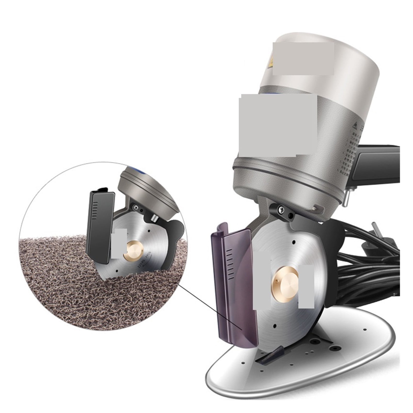 350W 125MM Electric Round Knife Cutting Machine Electric Cloth Leather Blanket Fabric Cardboard Cutter Cutting Thickness 4.5CM ,Lightweight and Comfortable
