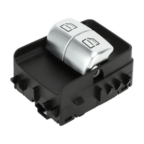 Interruptor de ventana eléctrica Unique Bargains No.A4479054103 para el lado del conductor delantero izquierdo para Mercedes Benz Vito W447 2014-2024 tono negro plateado