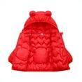 thumbnail image 5 of Esaierr Toddler Ears Winter Coats Cartoon Down Jacket for Baby Boys Girls Puffer Jacket Outerwear with Hoods Padded Long Sleeve Cotton Coat for 9M-4Y, 5 of 5