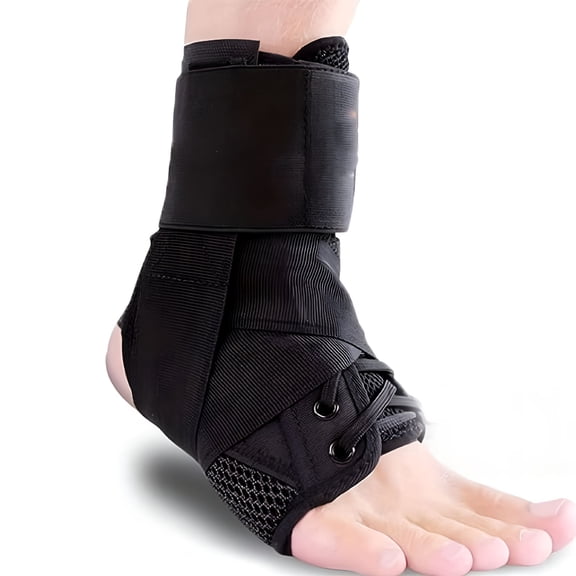 TELOLY Ankle Brace,Lace Up Adjustable Support – for Running,Basketball,Injury Recovery,Sprain! Ankle Support for Men,Women