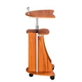 thumbnail image 4 of Pemberly Row Mobile Laptop Stand in Honey, 4 of 7